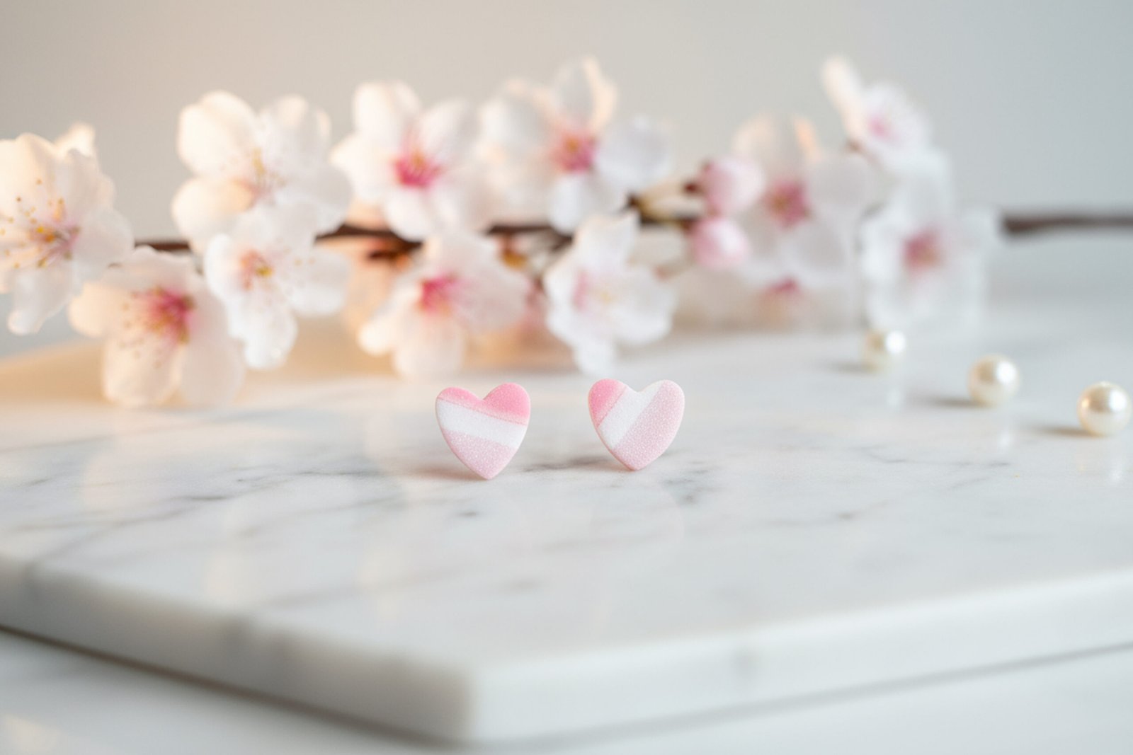 pink-multicolor-textured-heart-studs