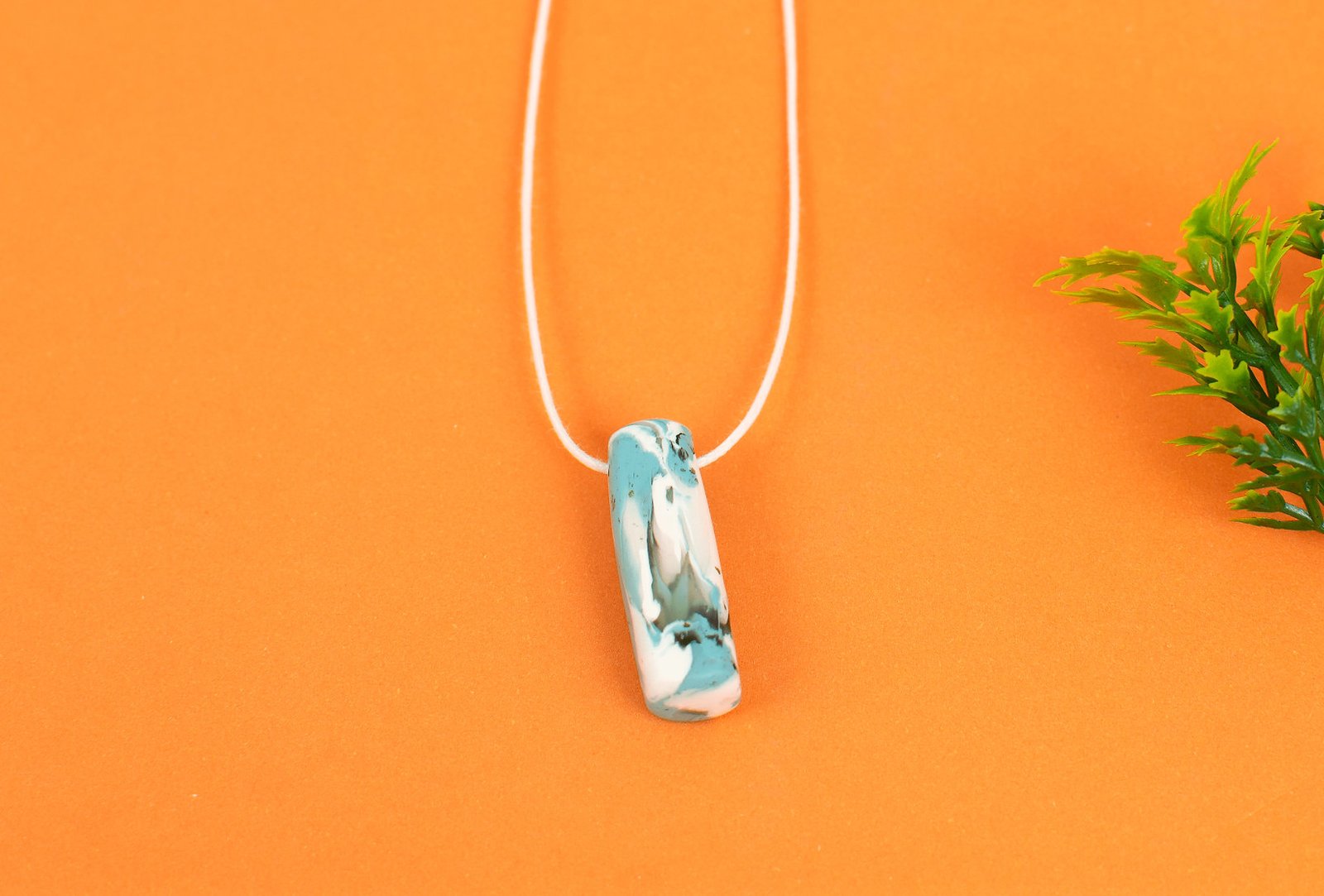 blue-cuboid-marble-bead-pendant