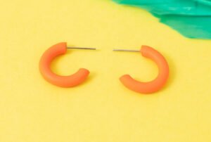 Tangerine Hoops
